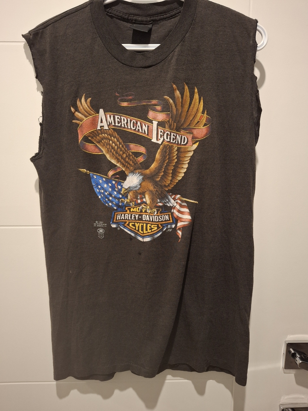 Harley-Davidson Black 'American Legend' Eagle Graphic Tank